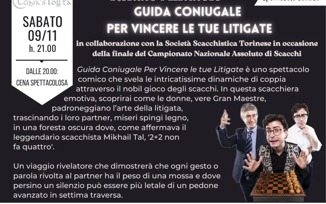 Renato Minutolo in “Guida coniugale per risolvere le tue litigate”